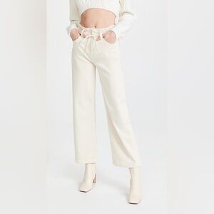 PAIGE Carly Jeans with Waistband Tie